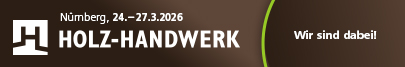 You will find our trade fair No. 1 again in 2024 for all woodworkers, carpenters, carpenters and carpenters: HOLZ-HANDWERKTermin: 24 - 27 March 2026 in Nuremberg